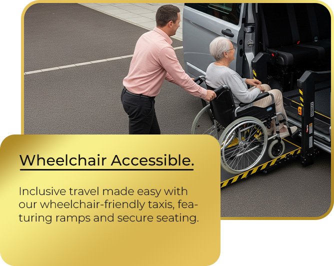 Wheelchair taxi service